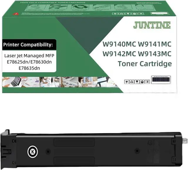 Main image of W9140MC Toner Cartridge Replacement for HP W9140MC W9141MC W9142MC W9143MC Compatible with Color Laser Jet Managed MFP E78625dn E78630dn E78635dn Printers (Black-1PK)