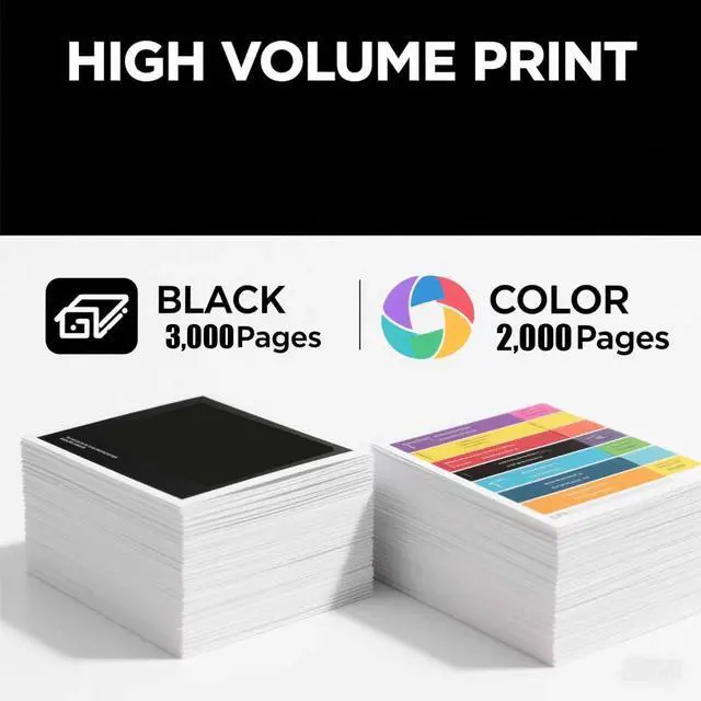 Alt view image 3 of 7 - 75M10K0 75M10C0 75M10M0 75M10Y0 CS531 Toner Cartridge Compatible for Lexmark CS531dw CS632dwe CX532adwe CX635adwe Printers, 3,000 Pages Black 2,000 Pages Color One Set