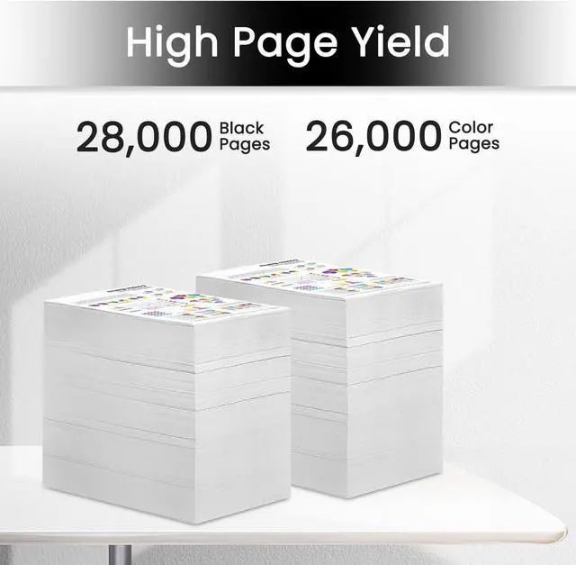 Alt view image 3 of 6 - TN-514 TN514 Toner Cartridge Set Replacement for Konica Minolta TN-514 TN514K TN514C TN514M TN514Y A9E8130 A9E8430 A9E8330 A9E8230 for Bizhub C458 C558 C658 Printers, 4 Pack TN514 Ink Cartridge CMYK