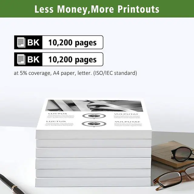 Alt view image 5 of 7 - 070H CRG-070H CRG070H ( 070 CRG-070 CRG070) Compatible Toner Cartridge 2 Blacks High Capacity 10200 Pages for Canon imageCLASS MF465dw MF465 MF462dw MF462 LBP247dw LBP247 LBP246dw LBP246