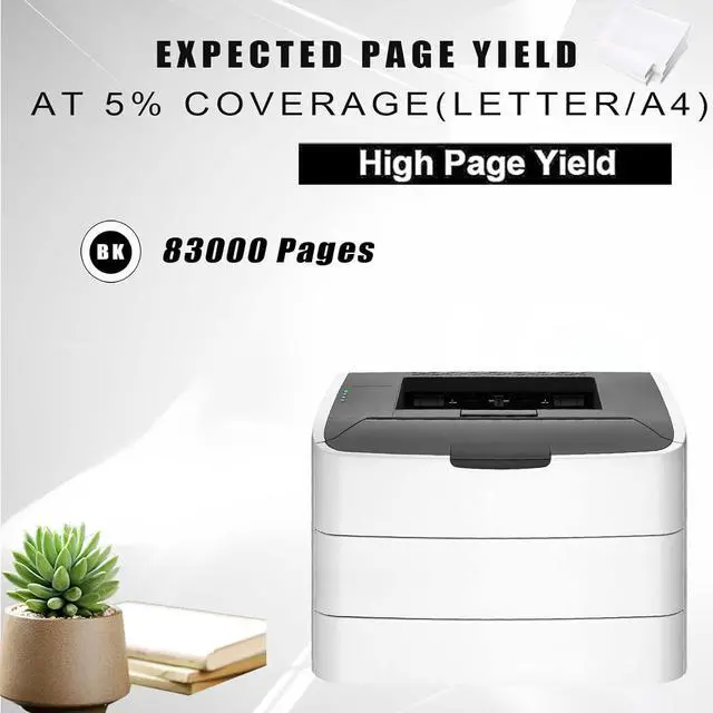 Alt view image 3 of 7 - MX-753NT Toner Cartridges Compatible for Sharp MX-M623N MX-M623U MX-M753N MX-M753U Printer, High Yield 83000 Pages (Black)