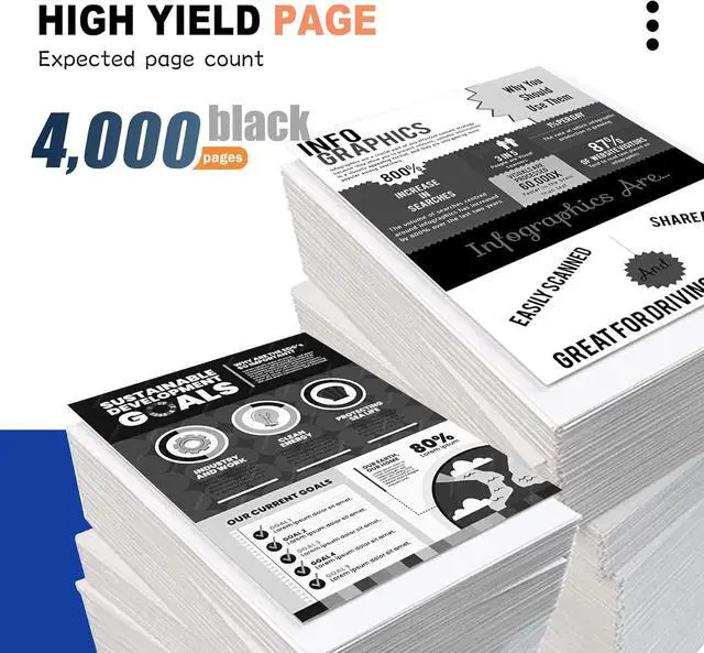 Alt view image 3 of 6 - 3 Pack TN326 Black Toner Cartridge Replacement for Brother HL-L8250CDN L8350CDW/CDWT L9200CDW/CDWT MFC-L8600CDW 9460CDN L8850CDW L8650CDW L9550CDW DCP-9050CDN 9270CDN L8400CDN L8450CDW Printer(3BK)