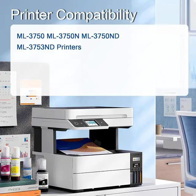 Alt view image 2 of 7 - MLT-D305L MLTD305L 305L Black Toner Cartridge Compatible for Samsung ML-3750 ML-3750N ML-3750ND ML-3753ND Printers, 15,000 Pages 3 Pack