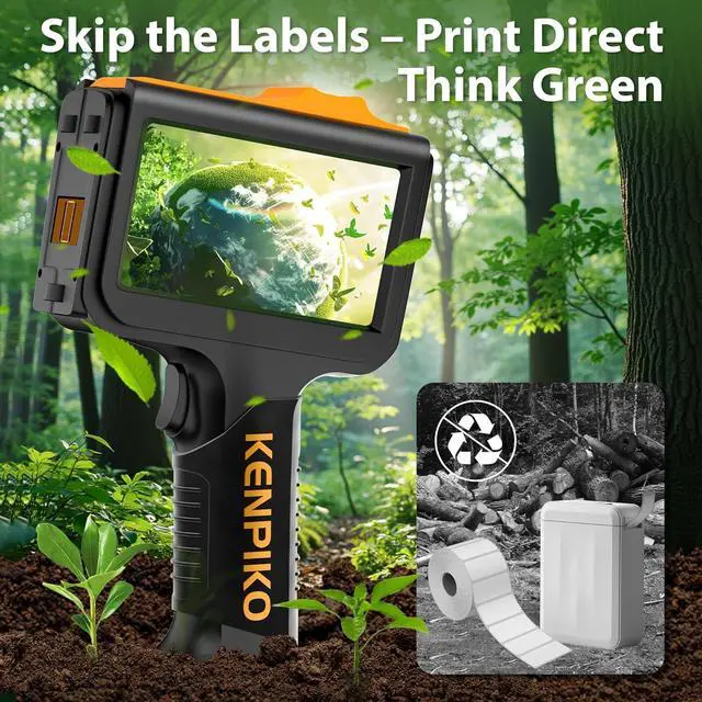 Alt view image 5 of 5 - 0.5inch/12.7mm Black Fast Dry Ink Cartridge KP-BKN01 for Handheld Inkjet Printer KP-N01, 42ml Solvent Quick-Drying Ink Cartridge Replacement - Black