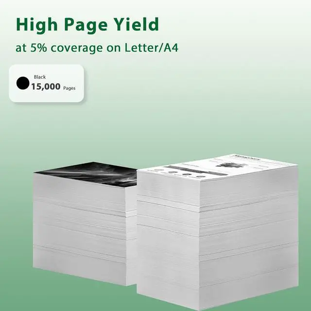 Alt view image 3 of 6 - 55B1H00 Toner Cartridges Black High Yield 15,000 Pages Compatible for Lexmark MS331dn MX431adw MX331adn MS431dw MS431dn MX431adn MX432adwe Printer (3-Pack, Black)