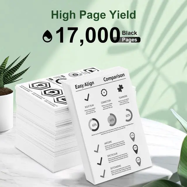 Alt view image 3 of 6 - 976Y L0R08A Remanufactured Black PageWide Cartridge Replacement for HP 976Y L0R08A Ink Cartridge for Pagewide Pro 552dw 552dn 577dw 577z Managed P55250dw P57750dw (1-Pack, Black)