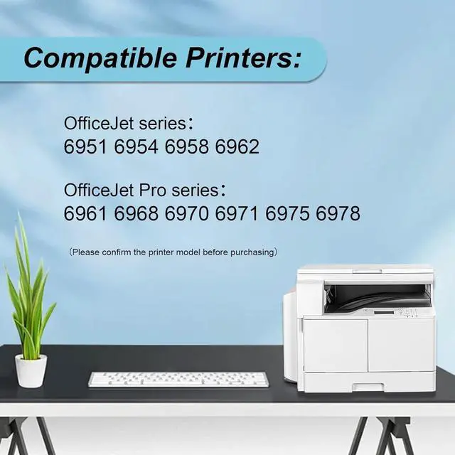 Alt view image 2 of 7 - 902XL High Yield Ink Cartridges 4-Pack| Works with Printer Series: OfficeJet 6951 6954 6958 6962; OfficeJet Pro 6961 6968 6970 6971 6975 6978 Printers