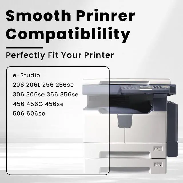 Alt view image 2 of 7 - T-4590U Toner Cartridge Black T-4590 T4590 T4590U Toner Replacement for Toshiba T-4590U Toner for e-Studio 206 206L 256 256se 306 306se 356 356se 456 456G 456se 506 506se Printer [36,600 Pages]