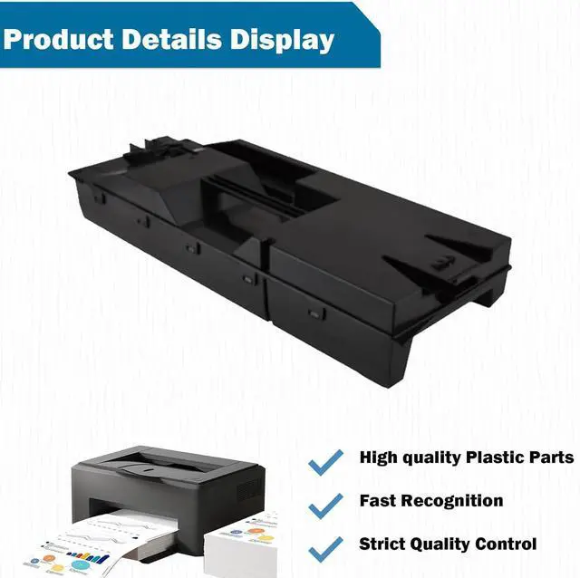 Alt view image 3 of 7 - 45531502 Waste Toner Container High-Yield Replacement Compatible for OKI C911 C911dn C931DN C931E C941dn Printer (1Pack)