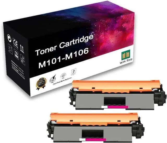 Main image of M101-M106 Toner Cartridge Replacement for HP M101-M106 Toner Cartridge,Fit with Laserjet Pro M101-M104 Pro M104a Pro 104w Ultra M105-M106 Printers,1600 Pages,Black-2 Pack