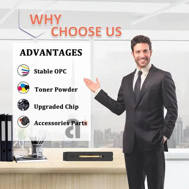 Alt view image 4 of 7 - V80 Toner Cartridges Replacement for Xerox V80 006R01638 006R01639 006R01640 006R01641 Toner Cartridge Compatible for Xerox Versant 80 180 280 Press Printers, 1 Black