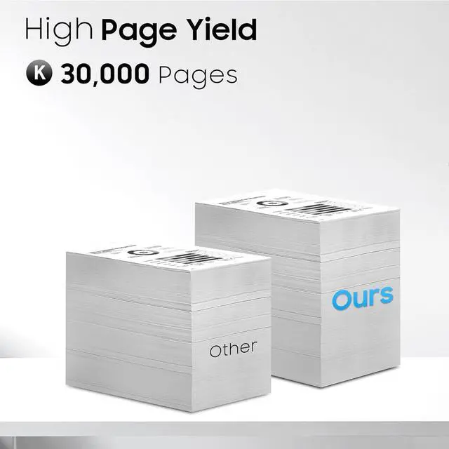 Alt view image 3 of 6 - 006R01159 High Capacity Toner Cartridge Replacement for Xerox 5325 5330 5335 Toner Cartridges Work with WorkCentre 5325 5330 5335 Series Printer (2-Pack, Black)