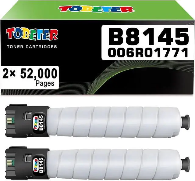 Main image of ToBeter AltaLink B8145 B8155 B8170 Toner Black Replacement for Xerox 006R01771 Black Toner Cartridge for AltaLink B8145 B8155 B8170 Printer Toner (52,000 Pages, High Yield, 2 Pack Remanufactured )