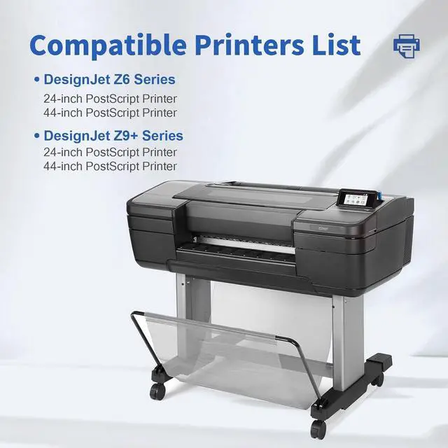 Alt view image 2 of 7 - 746 Ink Cartridges 300mlx6 Replacement for HP DesignJet Z6 & Z9+, 746XL Ink Cartridge P2V78A P2V79A P2V80A P2V81A P2V82A P2V83A Combo Pack (Photo Black/Matte Black/Chromatic Red/Cyan/Magenta/Yellow)