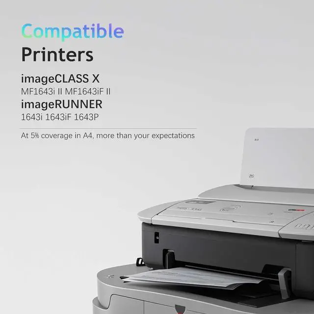 Alt view image 2 of 5 - T06 Toner Cartridge Replacement Compatible for t06 T06 Black Toner 3526C001AA Works for imageCLASS X MF1643i II MF1643iF II imageRUNNER 1643i 1643iF 1643P Printers (1 Black)