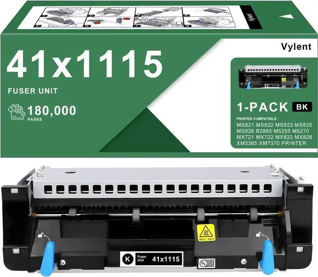 Main image of 41X1115 Fuser Kit Replacement for Lexmark MS821 MS822 MS823 MS825 MS826 MX721 MX722 MX822 MX826 B2865 M5255 M5270 XM5365 XM7370 Printers (110V)