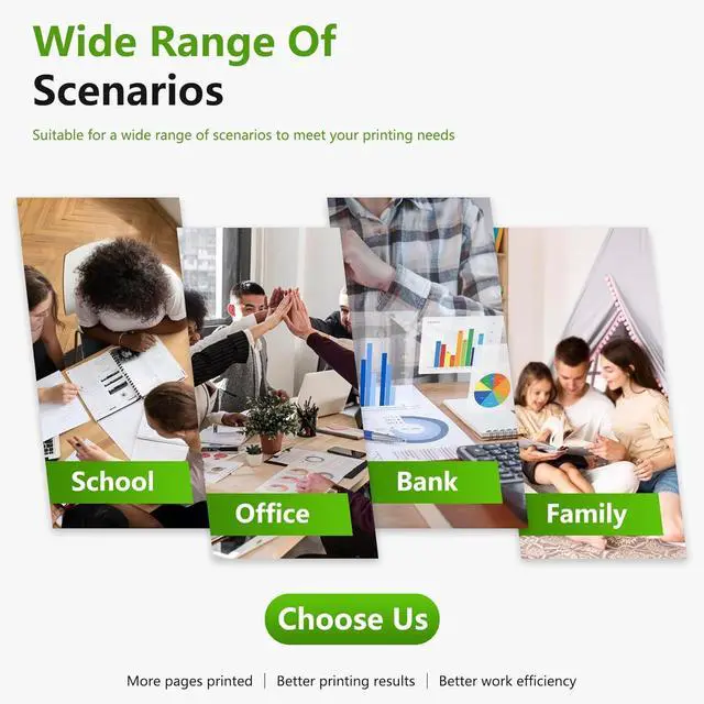 Alt view image 5 of 6 - 950XL 951XL Ink Cartridge Combo Pack (5 Pack 2BK/1C/1M/1Y)-Replacement for HP 950XL and 951XL Ink Cartridges Combo Pack Compatible for OfficeJet Pro 8100 8600 8610 8615 8620 8630 8640 Printer