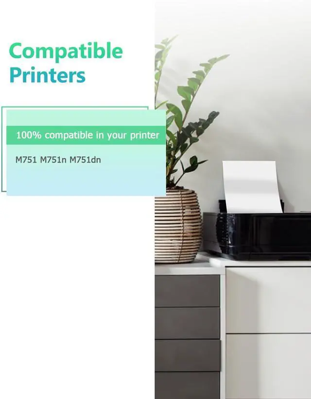 Alt view image 2 of 7 - Remanufactured 658A Toner Cartridge Replacement for HP 658A 658 A 658X for M751 M751n M751dn Printer (4 Pack)