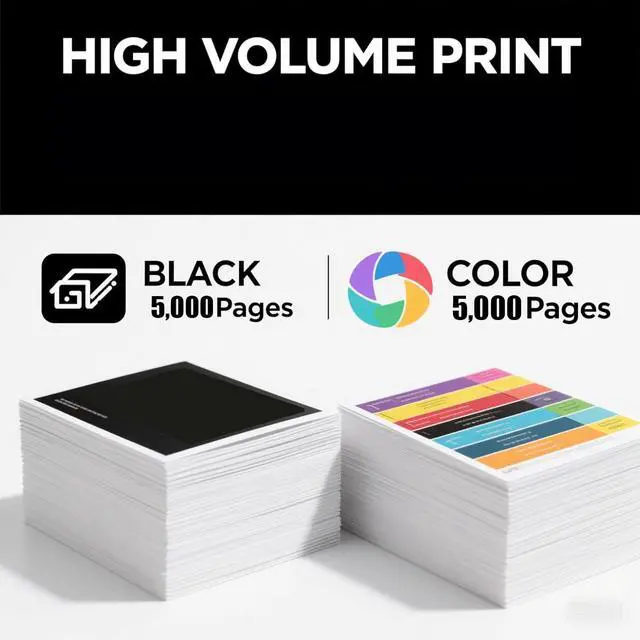 Alt view image 3 of 7 - 71C10K0 71C10C0 71C10M0 71C10Y0 Toner Cartridge Compatible for Lexmark CS730 CS730de CS735de CS737dze CX730de CX735 CX737 Printers, 5,000 Pages Black 5,000 Pages Color Black