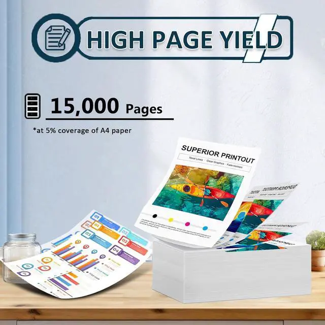 Alt view image 3 of 7 - TK437 Toner Cartridge Replacement for Kyocera TK-437 TK-437K 1T02KH0US0 Black Toner Cartridges Compatible for Kyocera TASKalfa 180 181 220 221 Printers, 1 Pack