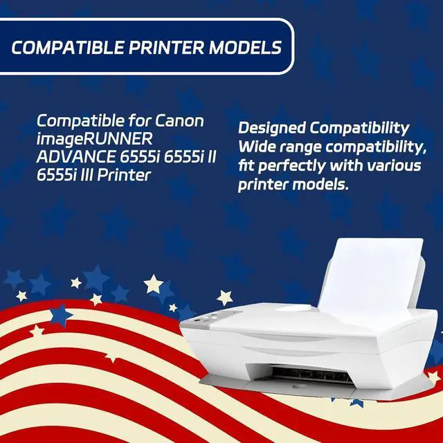 Alt view image 2 of 7 - ALLC Compatible with Canon imageRUNNER Advance 6555i 6555i II 6555i III Toner Cartridges GPR-38, High Yield 57000 Pages, Experience Superior Printing (Black)