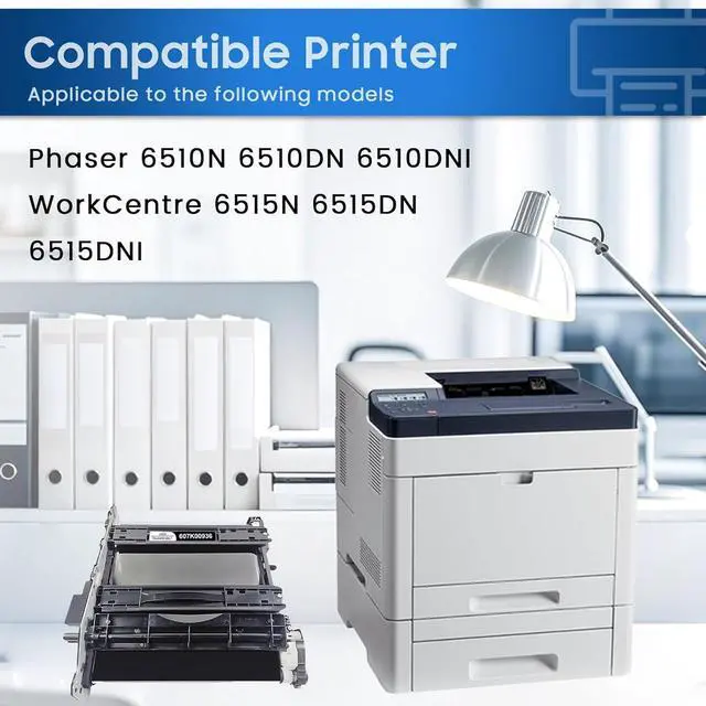 Alt view image 2 of 5 - 6510 6515 Transfer Belt Assembly 1-Pack 6510 6515 Transfer Belt Unit Replacement for Xerox 607K00936 607K00935 607K00934 607K00930 for Phaser 6510N 6510DN WorkCentre 6515N 6515DN 6515DNI Printer