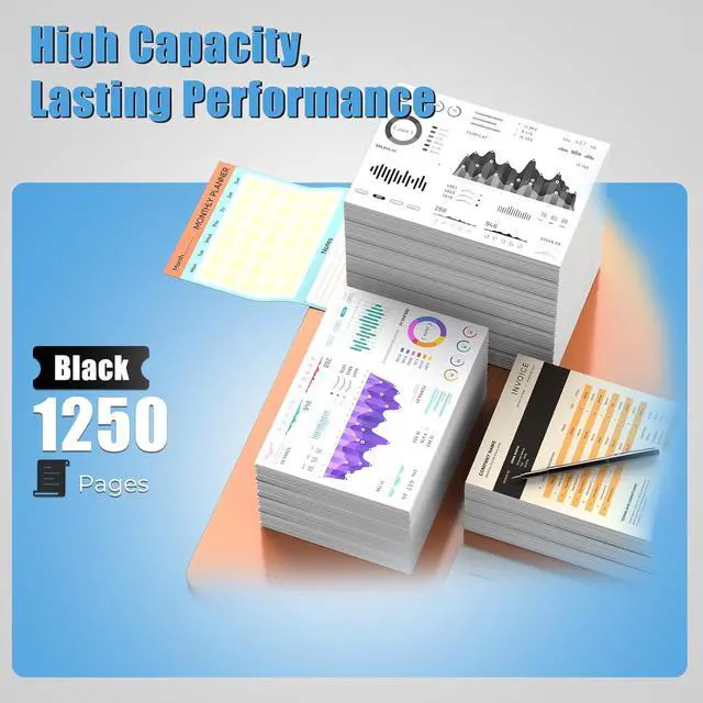 Alt view image 3 of 7 - 936 Ink Cartridges OfficeJet Pro 9125e 9135e 9730e Compatible for HP 936 Ink Cartridges Black Replacement for OfficeJet Pro 9125e 9135e Wide Format 9730e 9110b 9130b 9125 9135 Printer (1-Pack, Black)