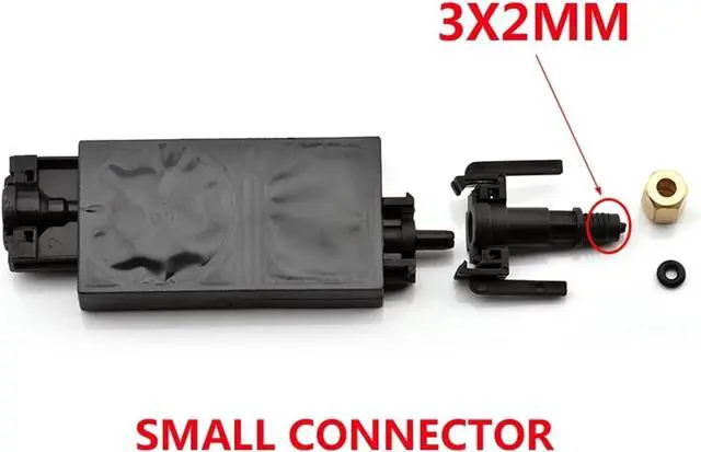 Alt view image 2 of 6 - 10pc DX5 UV Ink Damper Compatible with Mimaki JV33 JV5 CJV150 for Epson XP600 TX800 Eco Solvent Plotter Printer UV Ink Dumper with Connector(3x2mm)