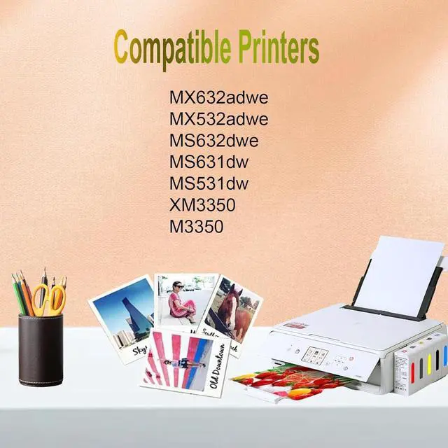 Alt view image 2 of 5 - 66s0z00 Black Imaging Unit Compatible for MX632adwe, MX532adwe, MS632dwe, MS631dw, MS531dw, XM3350, M3350 Printer1PACK