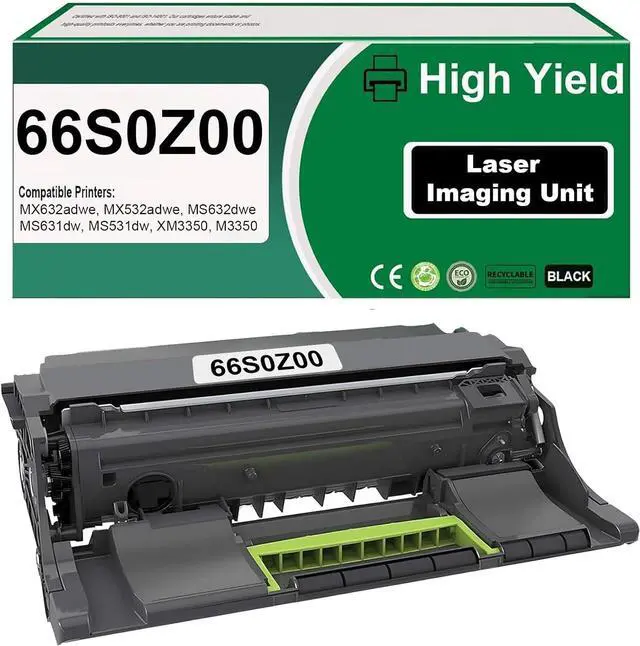 Main image of 66s0z00 Black Imaging Unit Compatible for MX632adwe, MX532adwe, MS632dwe, MS631dw, MS531dw, XM3350, M3350 Printer1PACK