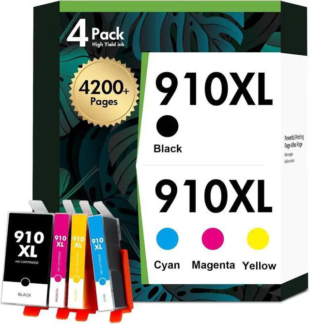 Main image of 910XL 910 Ink Cartridges Combo Pack Replacement for HP 8020 910 XL 910XL Black and Color 910XL/910 Multipack for OfficeJet Pro Series 8015 8025 8010 8018 8022 8028 8030 8035 Printer