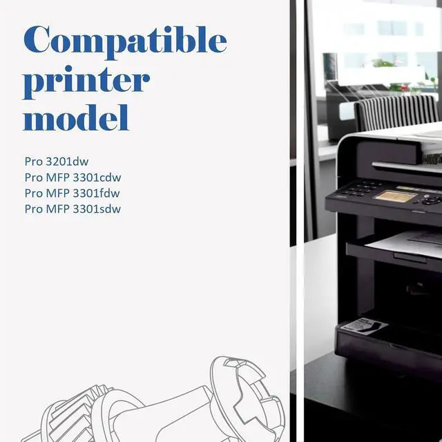 Alt view image 2 of 7 - 218A W2180A 218X Black Toner Cartridges 2 Pack Compatible Replacement for HP 218A 218X Color Laserjet Pro 3201dw Pro MFP 3301fdw 3301cdw 3301sdw Printer Ink Set W2180A W2180X Black High Yield