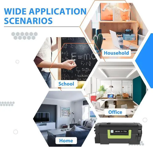 Alt view image 5 of 5 - 58D1H00 Black Toner Cartridge 58D1000 MS821n Remanufactured Compatible for Lexmark 58D1H00 High Yield for MS821dn MS725 MS821 MS822 MS823 MS825 MX721 MX722 MX822 MX826 Printer (15,000 Pages, 1-Pack)