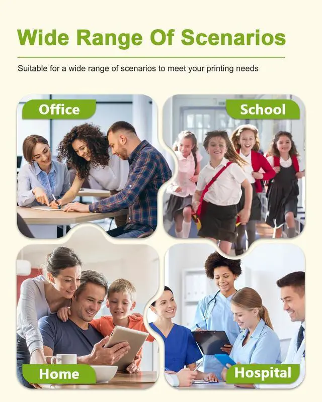 Alt view image 5 of 6 - 74XL 75XL Ink Cartridges Black Color Combo PackReplacement for 74 75 Ink Cartridges for Deskjet C4480 C4440 C4280 C4580 J6480 D4280 D4260 Printers 2-Pack (1Black/1Tri-Color)