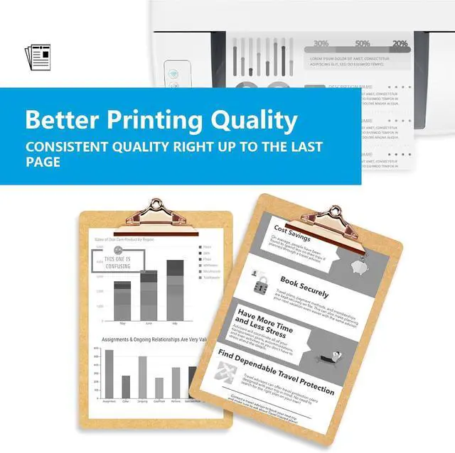 Alt view image 6 of 6 - TN650 TN-650 Black Toner Cartridge Replacement for Brother TN580 TN620 TN650 High Yield Work with HL-5370DW HL-5250DN HL-5340D HL-5240 MFC-8480DN MFC-8860DN MFC-8890DW (2 Pack)