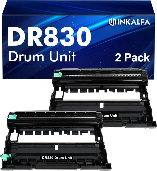 Main image of DR830 Drum Unit DR-830 Black 2Pack Compatible Replacement for Brother Drum DR830 DR-830 DR 830 for HL-L2400D L2405W L2460DW L2460DWXL L2865DW L2480DW DCP-L2640DW MFC-L2807DW L2820DW L2820DWXL Printer