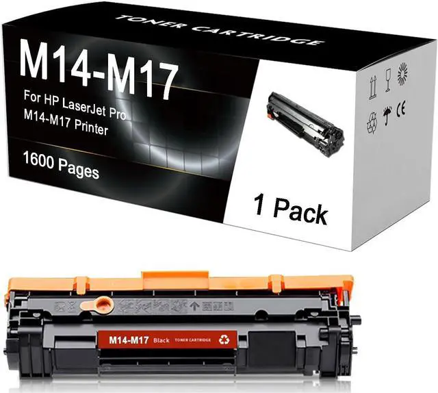 Main image of M14 M17 M14-M17 Toner Cartridge Replacement for HP Laserjet Pro M14-M17 PCLmS Printers, high Yield Black Toner 1600 Pages,Black-1 Pack