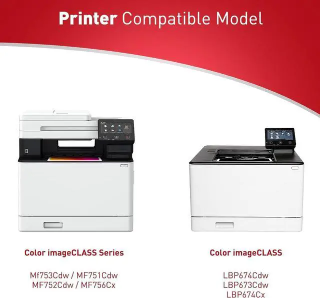 Alt view image 2 of 7 - 069H Toner Cartridges Set MF753Cdw Compatible with Canon 069H 069 Toner Cartridge Replacement for Canon imageCLASS MF753Cdw MF751Cdw LBP674Cdw LBP673Cdw LBP674Cx MF752Cdw MF756Cx Printer, 4 Pack