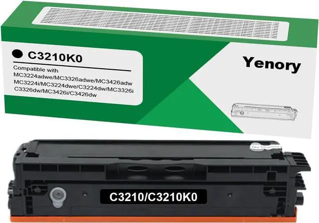 Main image of Remanufactured C3210K0 Black High Yield Toner Cartridge Replacement for Lexmark C3210K0 Toner Cartridge Work for Lexmark C3224 C3326 C3426 MC3224 MC3326 MC3426 Printer (1 Black, with Chip)