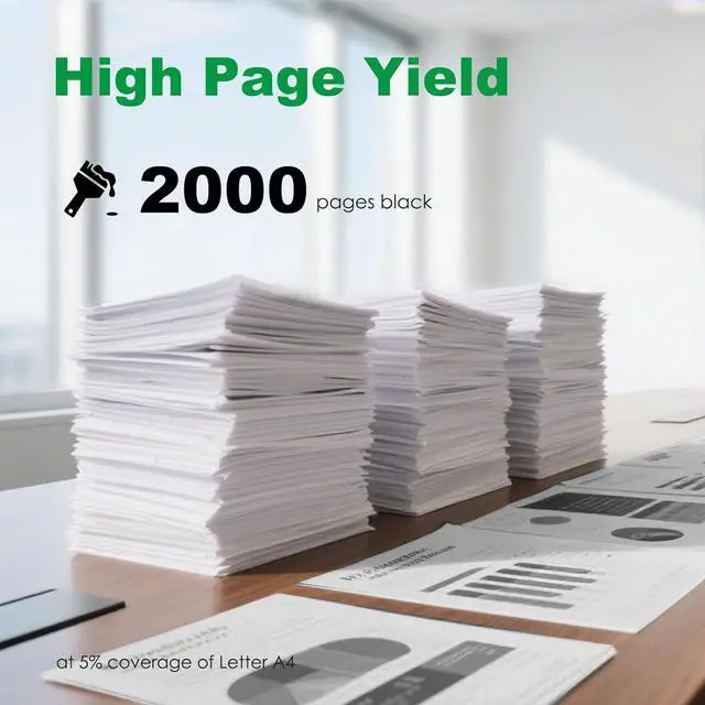 Alt view image 3 of 7 - Remanufactured C3210K0 Black High Yield Toner Cartridge Replacement for Lexmark C3210K0 Toner Cartridge Work for Lexmark C3224 C3326 C3426 MC3224 MC3326 MC3426 Printer (1 Black, with Chip)