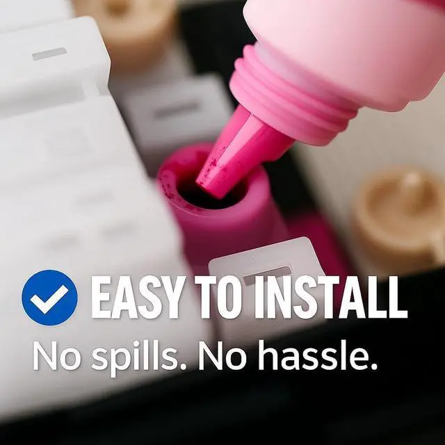 Alt view image 4 of 7 - 4 Pack Ink Bottle GT52 C,M,Y GT53 Enhanced BK (300ml Total) Compatible for HP GT 5810/5820/ 5800/315 All-in One Deskjet Series Models (M0H54AL,M0H55AL M0H56ALL 1VV22AL).