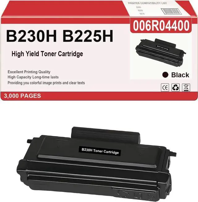 Main image of 006R04400 Toner Cartridge for B225 B230 B235 Black High Yield Toner Cartridge Compatible for B225 B230 B235 Printers (3,000 Pages)