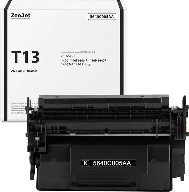 Main image of T13 Black Toner Cartridges T13BK 5640C005AA Replacement for Canon T13 Toner Cartridge for i-SENSYS X 1400 1440i 1440iF 1440P 1440Pr imageCLASS X MF 1440 LBP 1440 Series Printer Ink 1-Pack