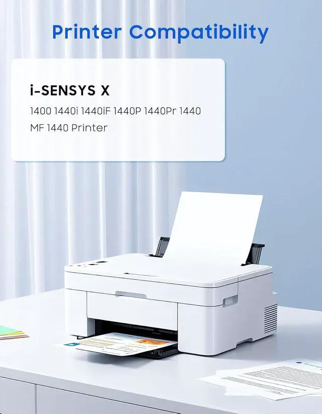 Alt view image 2 of 6 - T13 Black Toner Cartridges T13BK 5640C005AA Replacement for Canon T13 Toner Cartridge for i-SENSYS X 1400 1440i 1440iF 1440P 1440Pr imageCLASS X MF 1440 LBP 1440 Series Printer Ink 1-Pack