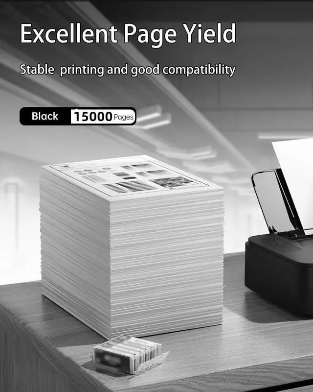 Alt view image 6 of 6 - 55B1H00 Toner Cartridge with Chip Replacement for Lexmark 55B1H00 55B1000 Compatible with Lexmark MS331 MS431 MX331 MX431 MS331dn MS431dn MS431dw MX331adn MX431adn MX431adw MX432adwe Laser Printer Ink