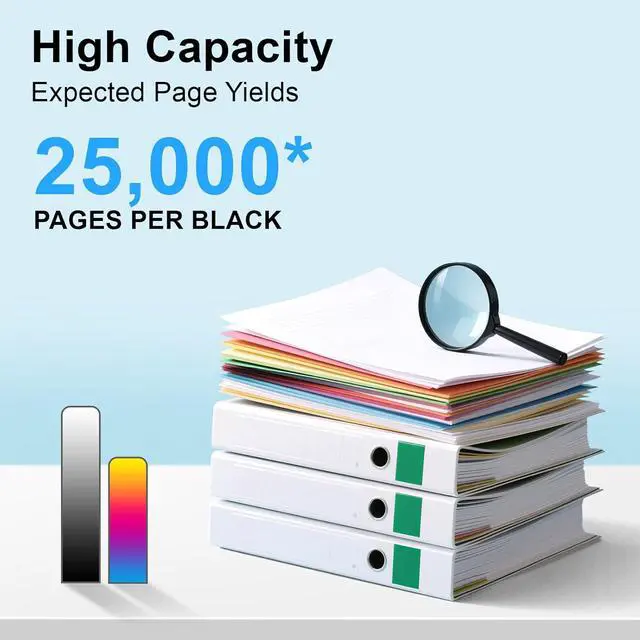 Alt view image 2 of 5 - SRITE W9008 W9008MC Black Toner Cartridge Black with Chip Replacement for HP Laserjet Managed E50145dn Flow MFP E52645c E52645dn Printer (1-Pack 25,000 Pages)