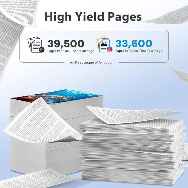 Alt view image 2 of 7 - T-FC505U TFC505 Toner Cartridge Set Replacement for Toshiba T-FC505U-K T-FC505U-Y T-FC505U-M T-FC505U-C Toner Cartridge for e-Studio 2505 3005 3505 4505 5005 Printer (4-Pack)