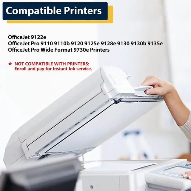 Alt view image 2 of 6 - APRONE 936e Ink Cartridges (with Chip) 4 Pack High Capacity Compatible for HP 936 936e Ink Cartridge for OfficeJet Pro 9125e 9135e 9110b 9128e 9130b 9122e Wide Format 9730e Printer (Not OEM)