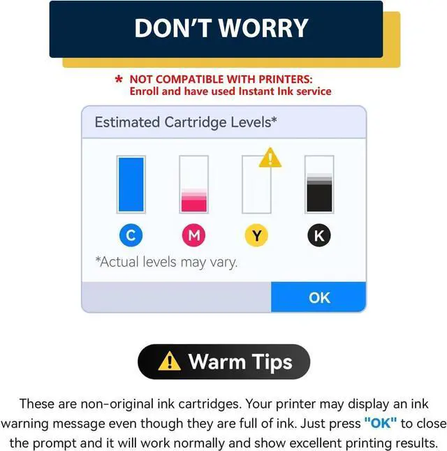 Alt view image 4 of 6 - APRONE 936e Ink Cartridges (with Chip) 4 Pack High Capacity Compatible for HP 936 936e Ink Cartridge for OfficeJet Pro 9125e 9135e 9110b 9128e 9130b 9122e Wide Format 9730e Printer (Not OEM)