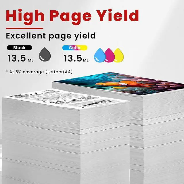 Alt view image 3 of 7 - CLI-65 Ink Cartridges 8-Color Pack (BK, C, M, Y, PM, PC, GY, LGY) CLI65 CLI 65 Replacement for Canon CLI-65 Ink Cartridge for PIXMA PRO-200 Printer